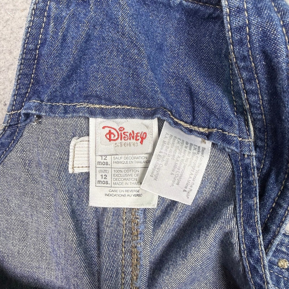 Vintage Disney Winnie The Pooh Winter Denim Overalls - Picture 5 of 10